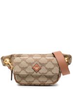 MCM small Himmel Lauretos-jacquard belt bag - Marron