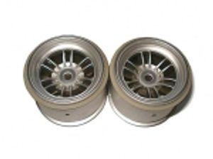 Ft01 precision wheel set (silver/rear/2pcs)