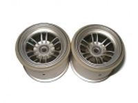 Ft01 precision wheel set (silver/rear/2pcs) - thumbnail