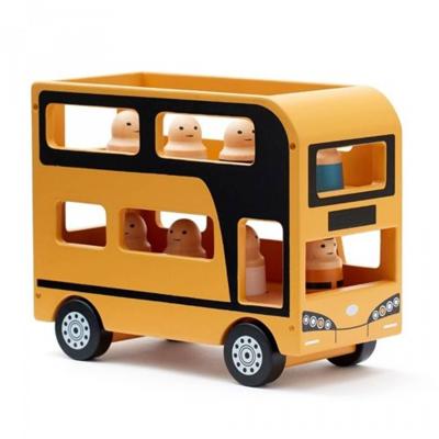 Kid's Concept Dubbeldekker Aiden Junior 25 X 20 Cm Geel/zwart