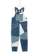 Stella McCartney Kids salopette en jean à design à empiècements - Bleu