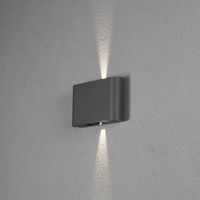 Konstsmide Chieri 7854-370 LED-buitenlamp (wand) Energielabel: G (A - G) LED 12 W Antraciet - thumbnail