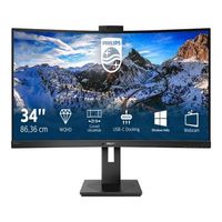 Philips P-line Monitor 346P1CRH 34 - HDMI, DisplayPort, USB-C - 100Hz