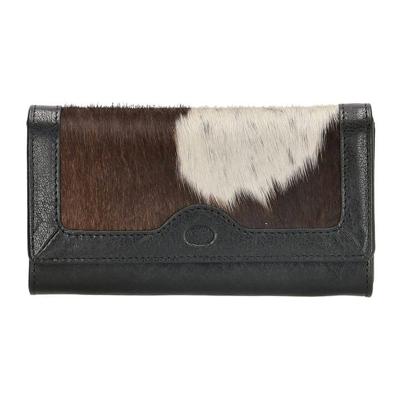 Micmacbags Portemonnee met Vachtje Legacy RFID Zwart