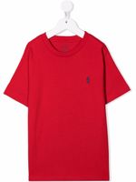 Ralph Lauren Kids t-shirt à logo brodé - Rouge