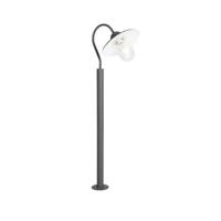 QAZQA Moderne staande buitenlamp donkergrijs 120 cm IP44 - Kansas