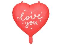 Folieballon 'Love You' Hart (45cm)