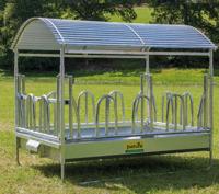 Patura grote balenruif met palissade voerhekken