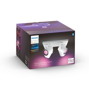 Philips Lighting Hue Plafondspot 50624/31/P7 Argenta GU10 28 W RGBW