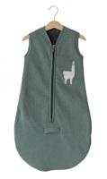 Vaco slaapzak Lama junior mouwloos 70 cm groen
