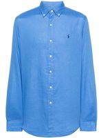 Polo Ralph Lauren chemise boutonné à logo - Bleu