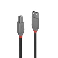 Lindy 36672 1m USB A USB B Mannelijk Mannelijk Zwart USB-kabel