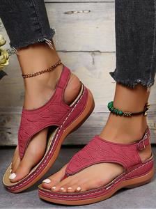 Plain Casual Slide Sandals