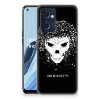 Silicone Back Case OPPO Reno 7 5G | Find X5 Lite Skull Hair