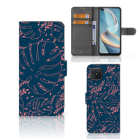 OPPO Reno4 Z Hoesje Palm Leaves