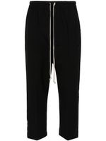 Rick Owens pressed-crease tapered-leg trousers - Noir