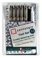 Fineliner Sakura Zentangle tool set 12delig