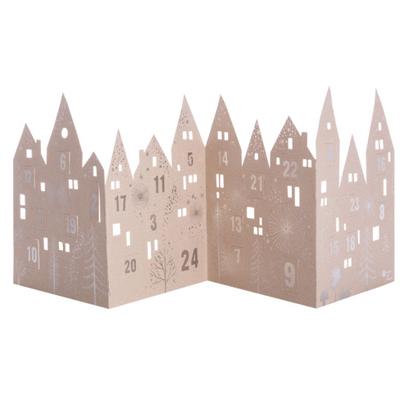 Adventskalender Silhouette, papier Maat: