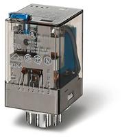 Finder Serie 40 Mini-relais, 5 mm, 2, geschakeld, 8 A, 110 VDC, gevoelig