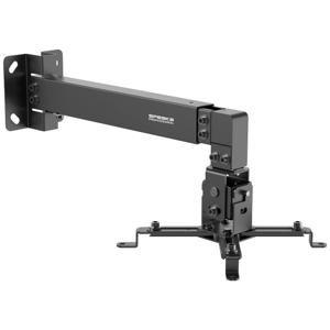 SpeaKa Professional SP-PWM-100 Beamer-wandbeugel Draaibaar Afstand tot de muur (max.): 600 mm Zwart