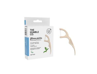 The Humble Co. Tandenstokers + flosdraad - mint The Humble Co. Tandenstokers + flosdraad - mint