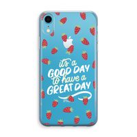 Don't forget to have a great day: iPhone XR Transparant Hoesje - thumbnail