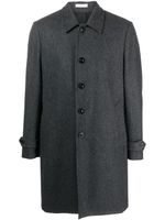 Boglioli manteau en laine à simple boutonnage - Gris