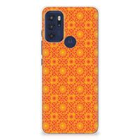 Motorola Moto G60s TPU bumper Batik Oranje - thumbnail