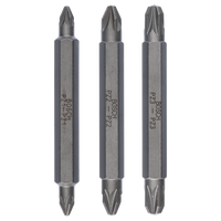Bosch Accessoires 3-delige dubbelbitset PZ1-PZ2-PZ3, 60 mm - 2607001749 - thumbnail