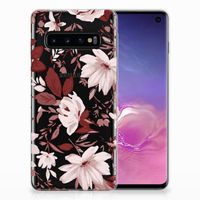 Hoesje maken Samsung Galaxy S10 Watercolor Flowers - thumbnail