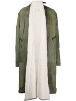 Greg Lauren parka à design patchwork - Vert - thumbnail