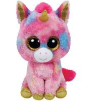 Ty Beanie Boo's knuffel eenhoorn Fantasia - 15 cm