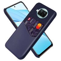 KSQ Xiaomi Mi 10T Lite 5G Hoesje met Kaartvak - Blauw