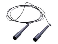 Crossmaxx speedrope Staal l kunststof handvatten l 280 cm l zwart - thumbnail