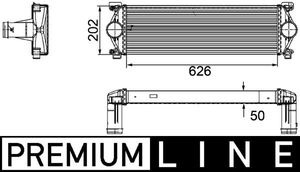 Intercooler, inlaatluchtkoeler CI254000P