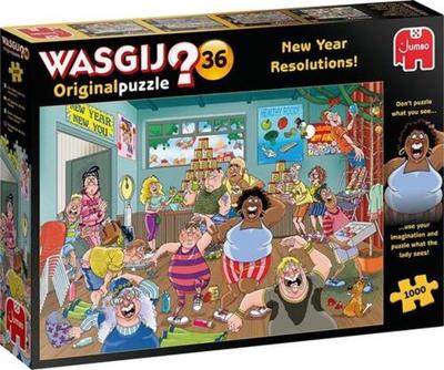 Jumbo Jumbo puzzel Wasgij Original 36 - Goede Voornemens! 1000 stukjes