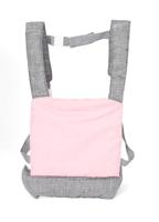 Bayer Chic 2000 - Poppendraagriem, poppendrager, poppenaccessoires, gemêleerd grijs-roze