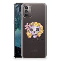 Silicone Back Case Nokia G21 | G11 Boho Skull