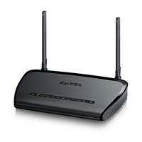 Zyxel AC1200 Simultaneous Dual-Band Wireless Router met DLNA-ondersteuning en krachtige geïntegreerde versterkers met externe antennes [NBG6616]