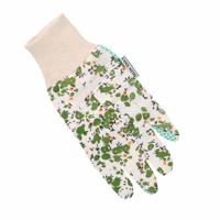 Groene tuin/werkhandschoenen bloemetjesprint - Werkhandschoenen