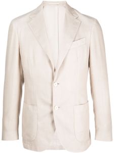 Lardini single-breasted blazer - Tons neutres