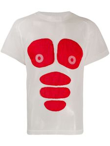 Walter Van Beirendonck Pre-Owned top à empiècements contrastants - Blanc