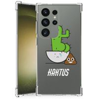 Samsung Galaxy S24 Ultra Stevig Bumper Hoesje Cactus Poo - thumbnail