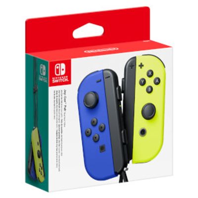 Nintendo Switch Joy-Con 2er-Set blau/neon-gelb Controller Nintendo Switch Blauw, Neon-geel