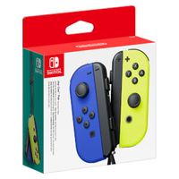 Nintendo Switch Joy-Con 2er-Set blau/neon-gelb Controller Nintendo Switch Blauw, Neon-geel - thumbnail