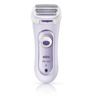 Braun Silk-épil Lady Shaver 5-560 Lila - 3in1 Draadloos Elek Scheerapparaat, Trimmer En Scrubsysteem