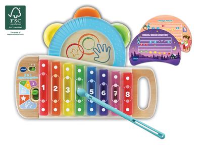 VTech 2 in 1 Regenboogxylofoon vanaf 1,5 jaar VTech 2 in 1 Regenboogxylofoon vanaf 1,5 jaar