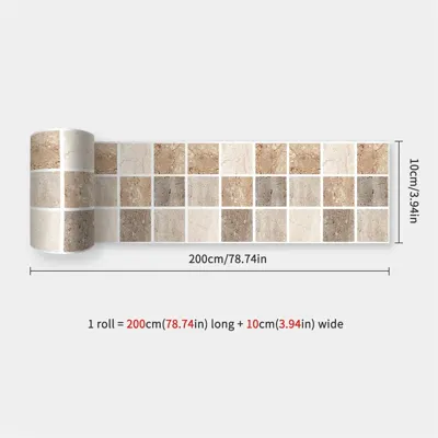 DecoMosaic Waterdichte Mozaïek Wandstickers