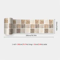 DecoMosaic Waterdichte Mozaïek Wandstickers