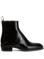 Giuseppe Zanotti bottines Ludhovic en cuir - Noir - thumbnail